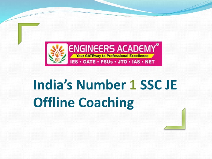 india s number 1 ssc je offline coaching