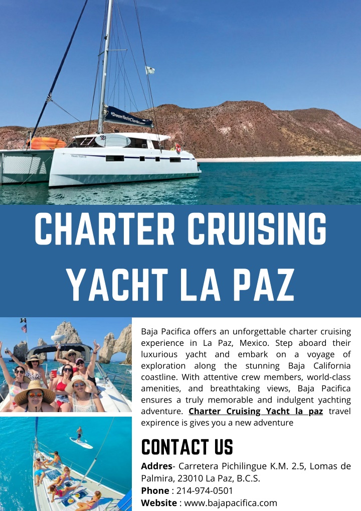 charter cruising yacht la paz