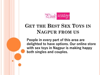 Sex Toys in Nagpur | Pinksextoy.in | Call: 919163357222
