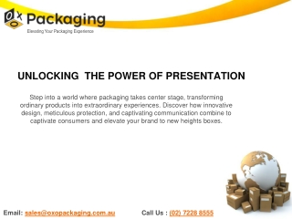 Unlocking the Power of Presentation