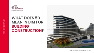 What does 5D mean in BIM For Building Construction