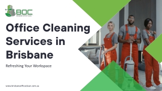 Office Cleaning Services Brisbane | For Spotless Workspaces