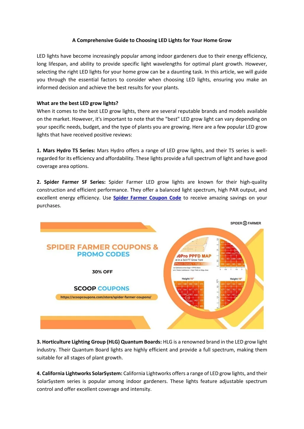 PPT - Guide to Choose LED Lights for Your Home Grow PowerPoint ...