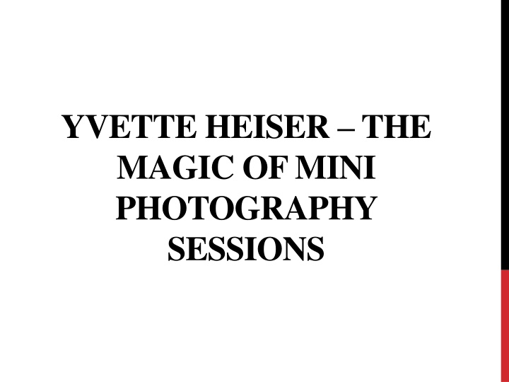 yvette heiser the magic of mini photography sessions