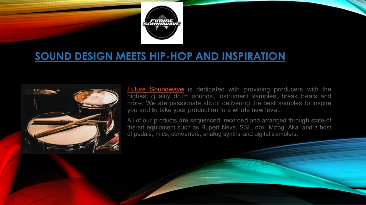 sound design meets hip hop and inspiration