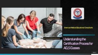 Understanding the Certification Process for ACLS Classes