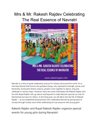 mrs mr rakesh rajdev celebrating the real essence