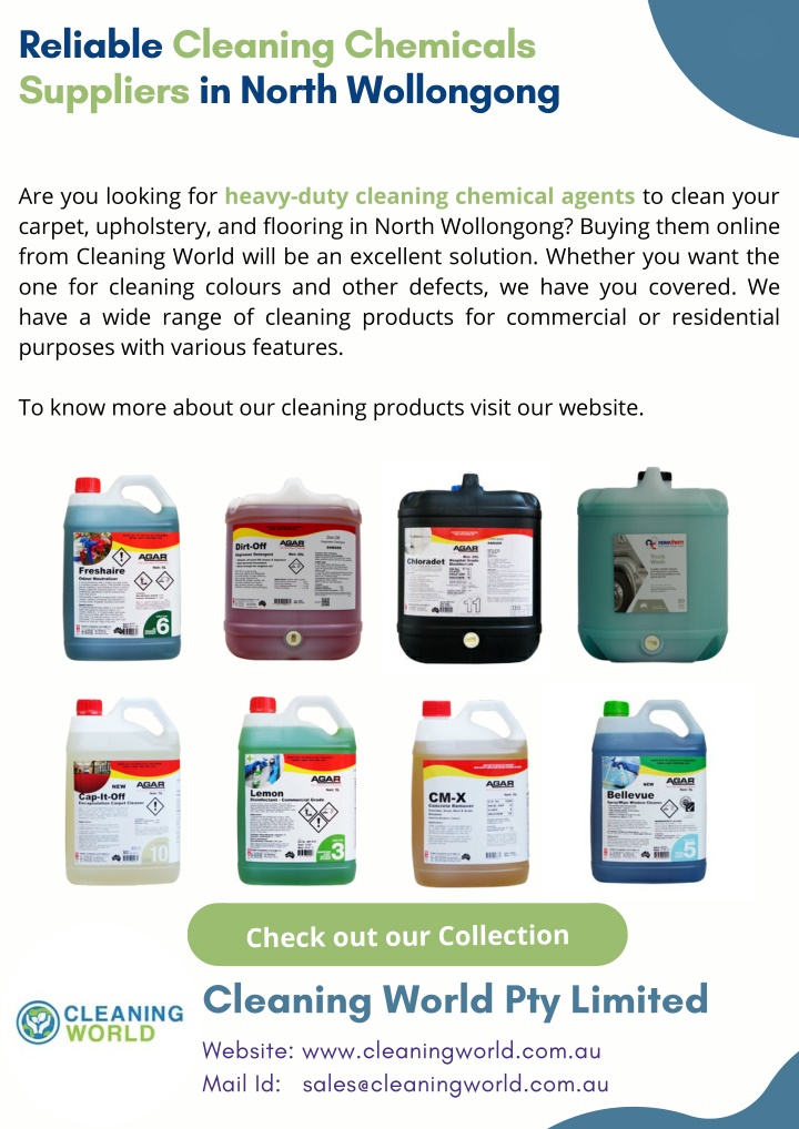 reliable cleaning chemicals suppliers in north
