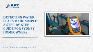 Detecting Water Leaks Made Simple A Step-by-Step Guide for Sydney Homeowners