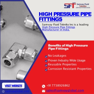 High Pressure Pipe Fittings| Instrumentation Tube Fittings | Needle Valve