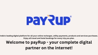 THE POWER OF PAYRUP E-SHOP MERCHANT - TIME TO BOOST YOUR RECHARGE SALES