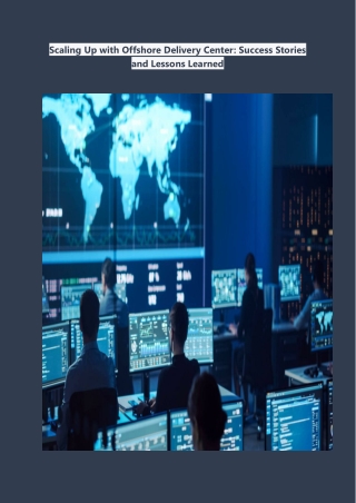 scaling up with offshore delivery center success
