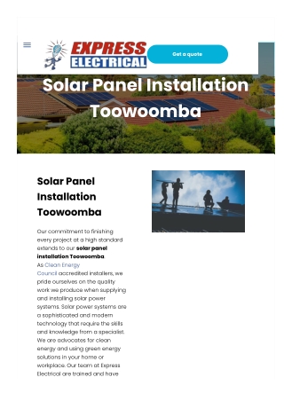 Solar Companies Toowoomba