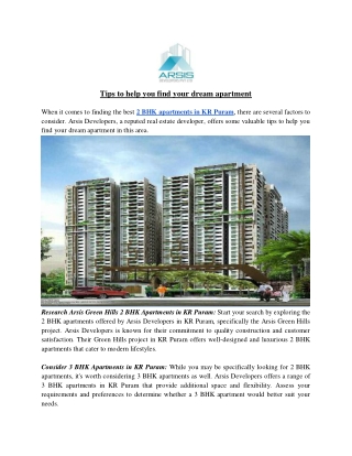 tips to help you find your dream apartment
