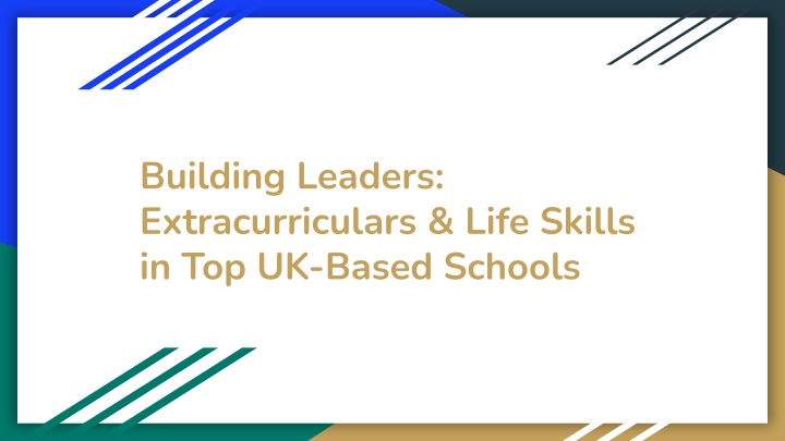 building leaders extracurriculars life skills