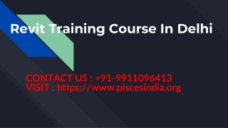 Revit Training Course In Delhi