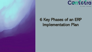 6 key phases of an erp implemantion plan