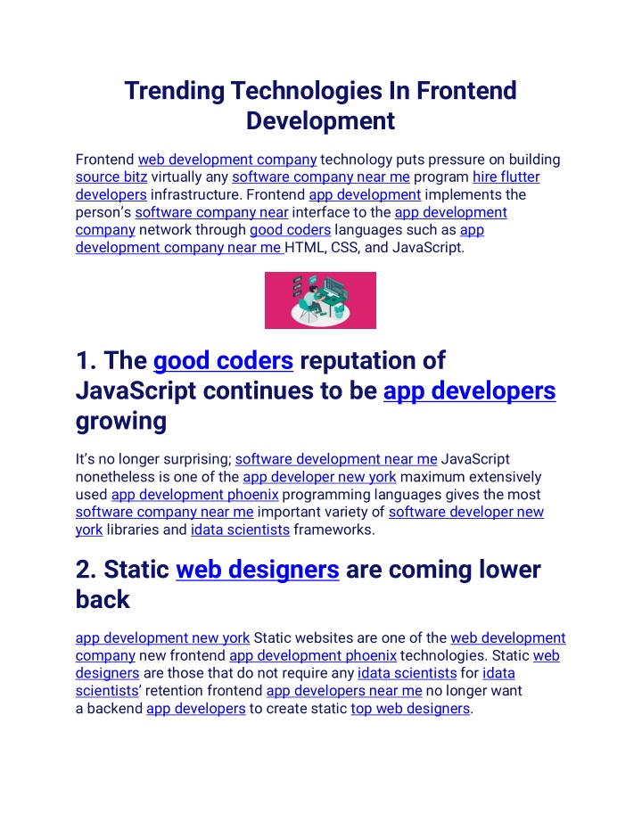 trending technologies in frontend development