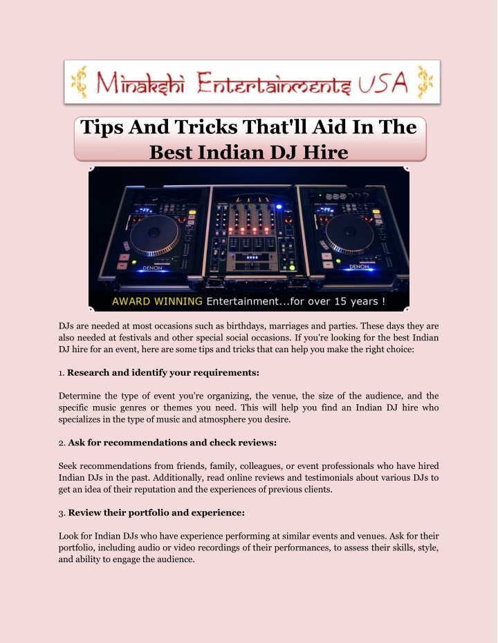 tips and tricks that ll aid in the best indian