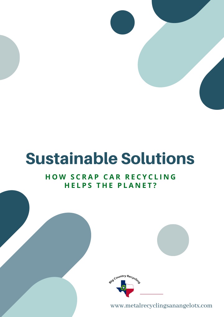 sustainable solutions