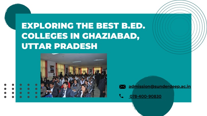 exploring the best b ed colleges in ghaziabad