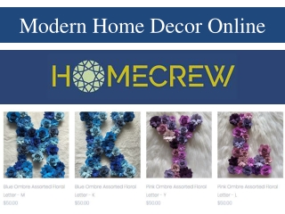 Modern Home Decor Online