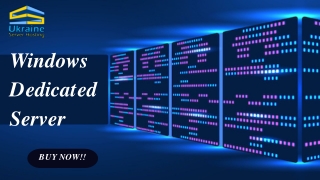 windows d e d i c a t e d server