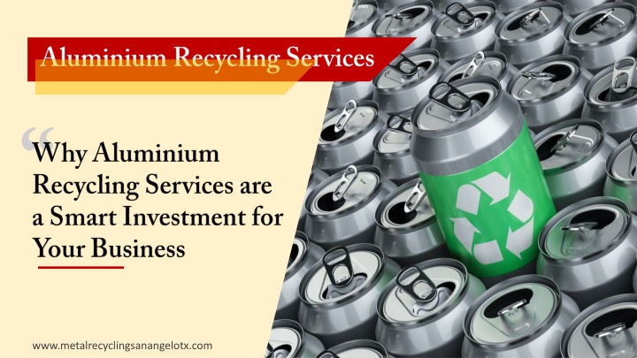 aluminium recycling services