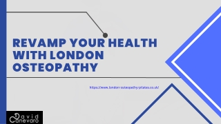 osteopathy london