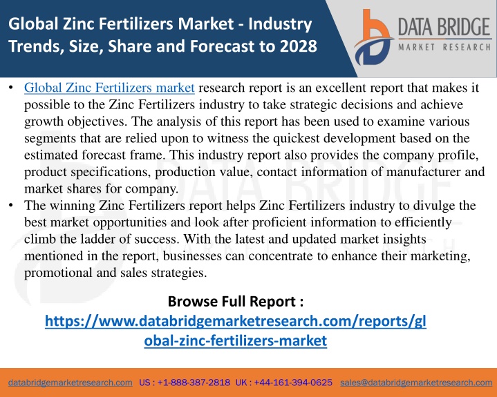 global zinc fertilizers market industry trends