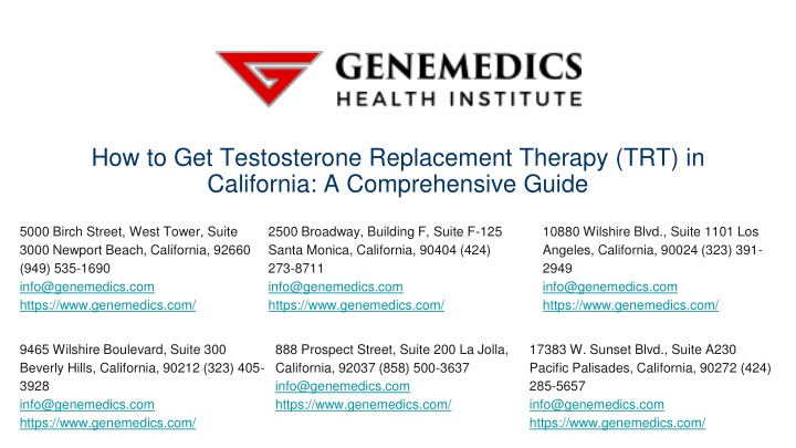 how to get testosterone replacement therapy trt in california a comprehensive guide