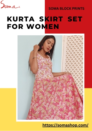 Buy Long Kurti With Skirt Online in India