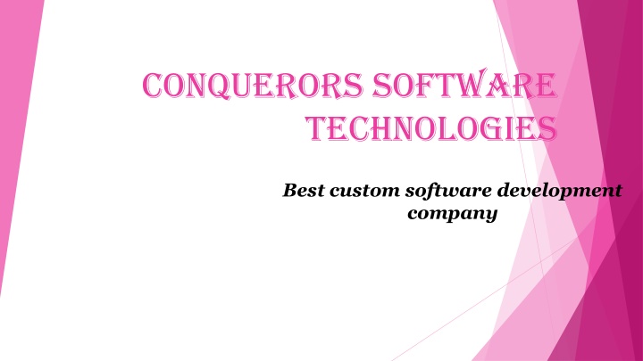 conquerors software technologies