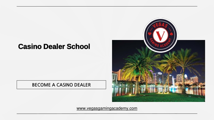 casino dealer school