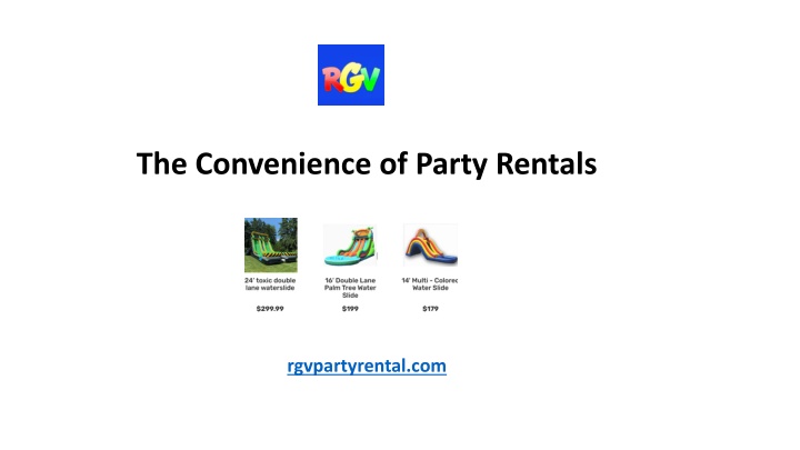 the convenience of party rentals rgvpartyrental com
