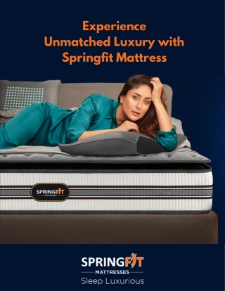 Springfit Mattress for Hotel