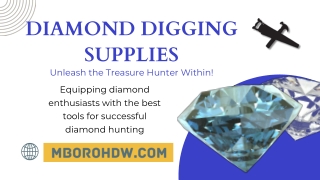 Unleash Your Diamond Hunting Potential with Murfreesboro Hardware's Supplies
