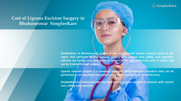 cost of lipoma excision surgery in bhubaneswar