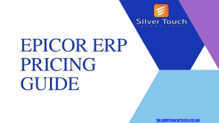 Epicor ERP Pricing Guide