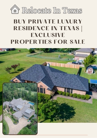 buy private luxury residence in texas exclusive