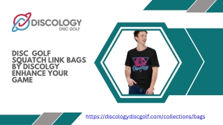 Discgolf Squatch Link Bags by Discolgy enhance your game