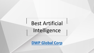 The Top AI Consulting Services Companies In The USA | Software
