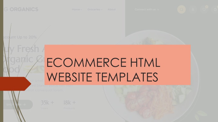 ecommerce html website templates