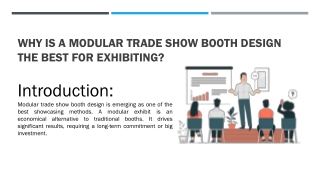 why is a modular trade show booth design the best for exhibiting