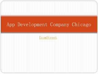 App Development Company Chicago