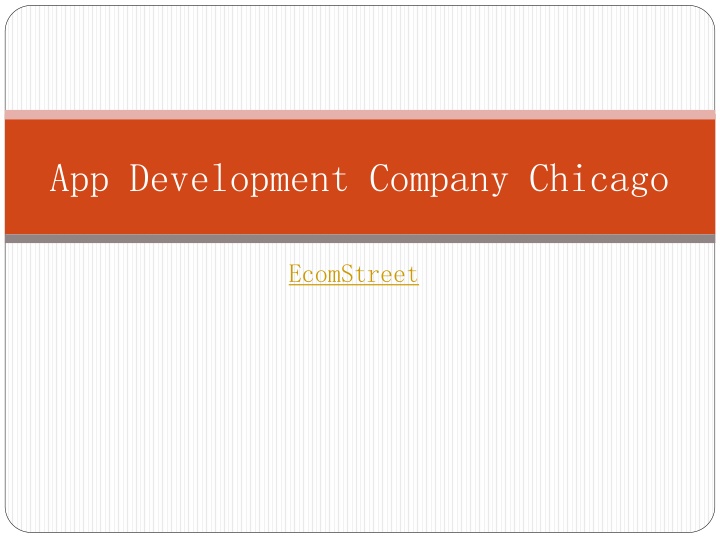 app development company chicago