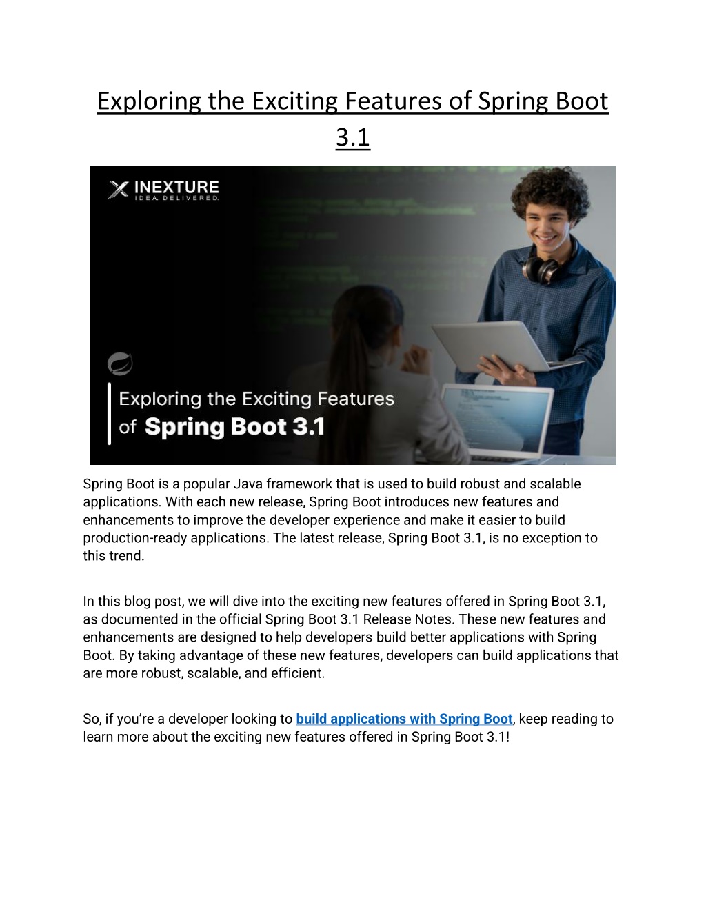 Ppt exploring the exciting features of spring boot 3 1 powerpoint
