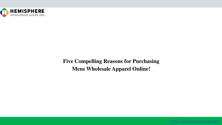 five compelling reasons for purchasing mens