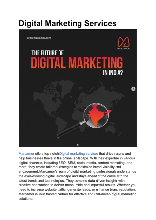 digital marketing services