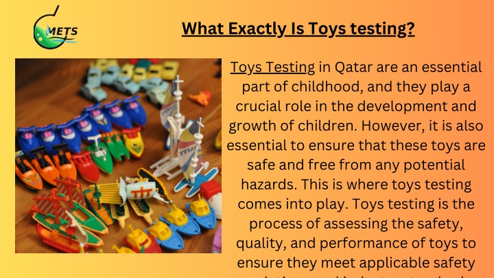 what exactly is toys testing